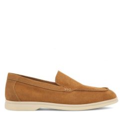 Mokasyny GINO ROSSI. Brązowe mokasyny damskie Gino Rossi. Za 224.99 zł.