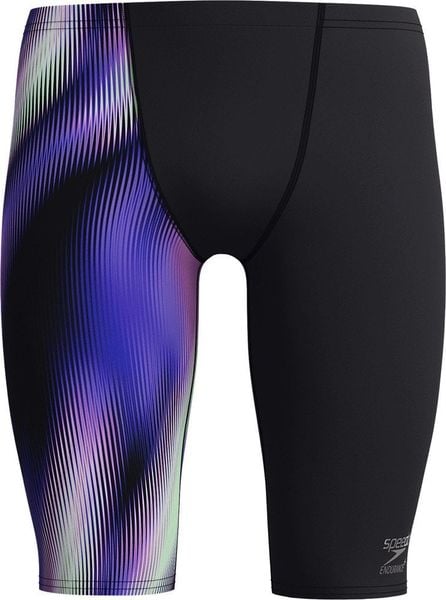 Męskie Bokserki kąpielowe ML ONE-LEG PRINTED JAMMER AM. Kąpielówki męskie Speedo, m, bez wzorów. Za 175.16 zł.