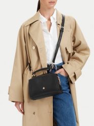 Beverly Hills Polo Club Torebka EO-BHPC-C-019-10 Czarny. Czarne torebki do ręki damskie Beverly Hills Polo Club, bez wzorów, ze skóry, bez dodatków. Za 189.99 zł.