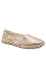 JENNY Espadryle KAYLA WSK1609-05 Złoty. Żółte espadryle damskie Jenny, bez wzorów, z materiału, bez obcasa, bez zapięcia. Za 59.99 zł.