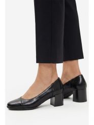 Go Soft Czółenka CEO-BK063 Czarny. Czarne czółenka damskie GO SOFT, bez wzorów, ze skóry, bez obcasa, bez zapięcia. Za 139.99 zł.