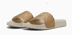 KLAPKI damskie PUMA LEADCAT 2.0 AQUA METALLICS 401707-02 metaliczne 42. Brązowe klapki damskie Puma, bez wzorów, z materiału, sportowe, bez obcasa. Za 119.00 zł.