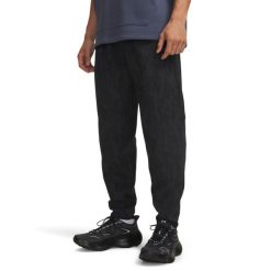 UA Unstoppable Fleece Spodnie Męskie Czarne. Czarne spodnie sportowe męskie Under Armour, l, bez wzorów, z bawełny, na fitness i siłownię. Za 602.99 zł.
