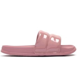 Klapki damskie New Balance SWP200L3 – różowe. Czerwone klapki damskie New Balance, bez wzorów, klasyczne, bez obcasa. Za 69.99 zł.