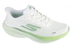Buty do biegania damskie, Slip-Ins: SKX Aero Pulse. Białe obuwie sportowe damskie Skechers, bez wzorów, z materiału, do biegania. Za 399.99 zł.