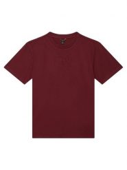 Guess T-Shirt L5RI36 K8HM4 Bordowy Regular Fit. Czerwone t-shirty dla chłopców Guess, z aplikacjami, z bawełny, bez ramiączek. Za 114.99 zł.