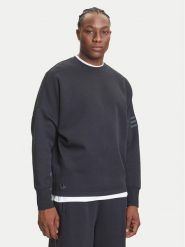 Adidas Bluza Neuclassics JW7918 Czarny Oversize. Czarne bluzy męskie Adidas, l, bez wzorów, z bawełny, bez kaptura. Za 219.99 zł.