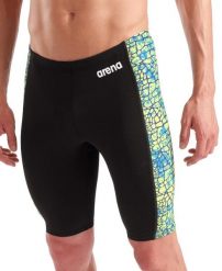 Kąpielówki męskie spodenki kąpielowe jammery na basen Arena Snakeskin. Zielone kąpielówki męskie Arena, m, bez wzorów, z materiału, długie, na fitness i siłownię. Za 201.98 zł.