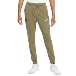 Męskie Spodnie Do Biegania FC Libero DriFIT. Zielone spodnie sportowe męskie Nike, m, bez wzorów, z dresówki, do biegania. Za 262.99 zł.