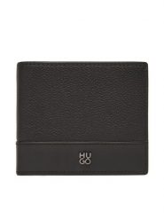 HUGO Portfel 50548314 Czarny. Czarne portfele męskie Hugo, bez wzorów, ze skóry. Za 284.99 zł.