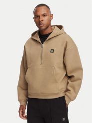 HUGO Bluza Dabinhood 50563019 Beżowy Oversize. Brązowe bluzy męskie Hugo, l, bez wzorów, z syntetyku, bez kaptura. Za 699.99 zł.
