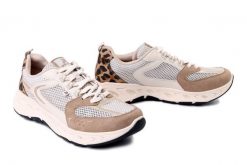 RIEKER M6501-60 beige, półbuty damskie. Brązowe półbuty damskie Rieker, na lato, bez wzorów, bez obcasa, bez zapięcia. Za 389.90 zł.