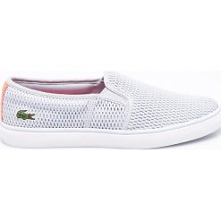 Lacoste - Trampki. Szare trampki i tenisówki damskie Lacoste, z gumy. W wyprzedaży za 269.90 zł.