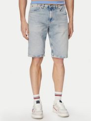 Tommy Jeans Szorty jeansowe Ronnie DM0DM22978 Niebieski jasny Slim Fit. Niebieskie szorty męskie Tommy Jeans, m, bez wzorów, z bawełny. Za 289.99 zł.