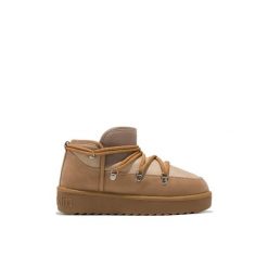 Buty śniegowce damskie D.Franklin ocieplane. Brązowe śniegowce i trapery damskie D.Franklin, z materiału. Za 249.00 zł.