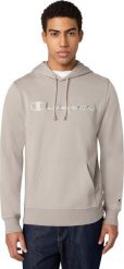 Champion Bluza męska Champion Hooded Sweatshirt beżowa 220782 ES035 L. Brązowe bluzy męskie Champion, l, bez wzorów, bez kaptura. Za 258.11 zł.