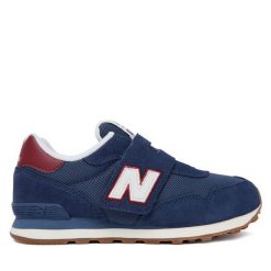 Sneakersy New Balance. Niebieskie trampki i tenisówki chłopięce New Balance, bez wzorów, bez zapięcia. Za 199.99 zł.