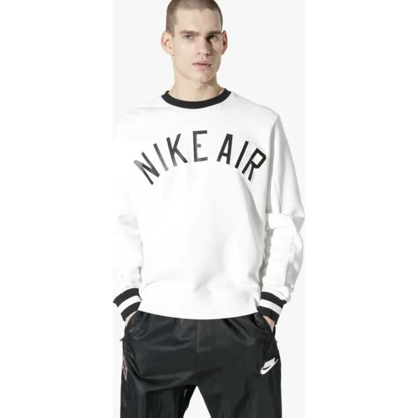 Nike Bluza M Nsw Nike Air Crew Flc , biały, rozmiar L. Białe bluzy męskie Nike, l, bez wzorów, z bawełny, bez kaptura. W wyprzedaży za 179.99 zł.