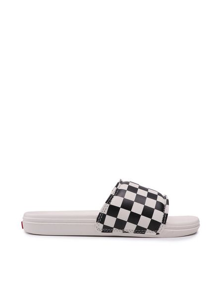Vans Klapki La Costa Slide-On VN0A5HFER6R Biały. Białe klapki damskie Vans, bez wzorów, ze skóry, bez obcasa. Za 169.99 zł.