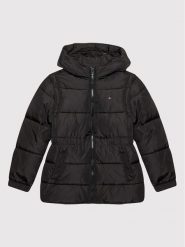 Tommy Hilfiger Kurtka zimowa KG0KG06690 Czarny Regular Fit. Czarne buty zimowe dziewczęce Tommy Hilfiger, bez wzorów, z syntetyku, bez zapięcia. Za 639.99 zł.