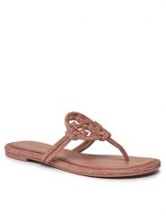 Tory Burch Japonki Miller Knotted Pave 152177 Różowy. Czerwone klapki damskie Tory Burch, bez wzorów, ze skóry, bez obcasa. Za 1,259.00 zł.