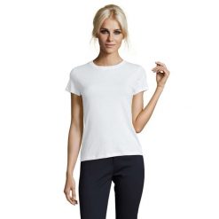 Damska Koszulka Regent. Białe koszulki sportowe damskie SOL'S, s, bez wzorów, sportowe, bez kołnierzyka. Za 30.99 zł.