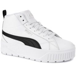 Buty sportowe sneakersy damskie wysokie na platformie PUMA KARMEN II MID 397459-. Białe obuwie sportowe damskie Puma, bez wzorów. Za 209.00 zł.
