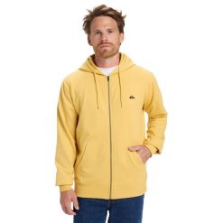 Bluza na zamek dla Mężczyzn BASIC ZIP Żółty. Żółte bluzy męskie Quiksilver, m, bez wzorów, z bawełny, bez kaptura. Za 219.99 zł.