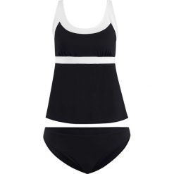 Tankini (2 części) bonprix czarno-beżowy. Czarne bikini damskie bonprix. Za 74.99 zł.