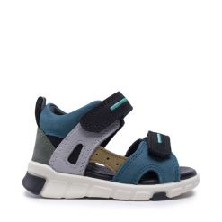 Sandały ECCO. Niebieskie sandały chłopięce ecco, bez zapięcia. Za 269.99 zł.