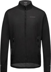 Kurtka wodoodporna Gore Concurve. Czarne kurtki męskie Gore Wear, l, bez wzorów, z materiału, do biegania. Za 491.00 zł.