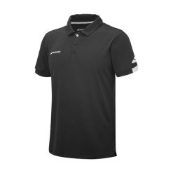 Koszulka polo męsa Babolat Play. Czarne koszulki polo męskie BABOLAT, m, bez wzorów, bez kołnierzyka, bez ramiączek, tenisowe. Za 145.00 zł.