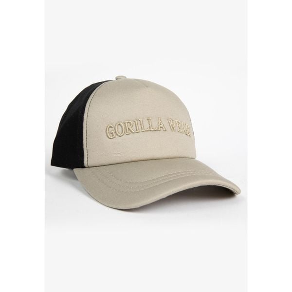 Czapka z daszkiem Gorilla Wear Sharon Ponytail. Brązowe czapki i kapelusze damskie GORILLA WEAR, na wiosnę, bez wzorów. Za 129.00 zł.