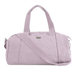 Materiałowa torba treningowa Solier SM05 Shala - róż. Czerwone torby podróżne damskie bez wzorów, z materiału, sportowe, duże. Za 76.99 zł.