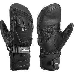 Leki rękawice Griffin S Mitt Black Size 7. Czarne rękawiczki damskie Leki, bez wzorów, ze skóry, sportowe. W wyprzedaży za 333.00 zł.