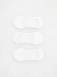 Skarpetki balerinki z bawełną 3 pack - złamana biel. Baleriny damskie Reserved, bez wzorów, z bawełny, bez obcasa. Za 39.99 zł.