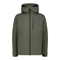 Kurtka narciarska z kapturem CMP. Zielone kurtki snowboardowe męskie CMP, m, bez wzorów, z kapturem, narciarskie. W wyprzedaży za 399.99 zł.