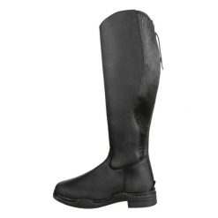 Kozaki zimowe skórzane damskie HKM Country. Czarne kozaki damskie HKM, ze skóry, bez obcasa. Za 531.00 zł.