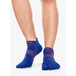 Skarpety biegowe Injinji Run Lightweight No-Show. Niebieskie skarpety damskie Injinji, bez wzorów. Za 69.99 zł.