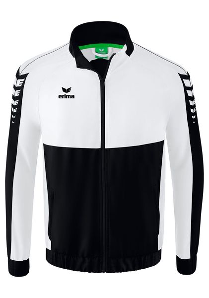 Kurtka prezentacyjna Erima Six Wings. Białe kurtki męskie Erima, xl, bez wzorów, z materiału, na fitness i siłownię. Za 198.00 zł.