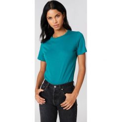 NA-KD Basic T-shirt basic - Blue. T-shirty damskie marki NA-KD Basic. W wyprzedaży za 22.17 zł.
