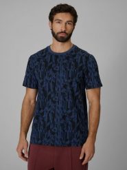 4F T-shirt regular z nadrukiem męski - granatowy XXL. Niebieskie t-shirty męskie 4f, m, bez wzorów, z bawełny, bez kołnierzyka. Za 79.99 zł.