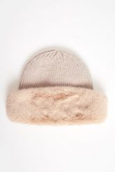Czapka damska z futerkiem LIU JO. Czapki i kapelusze damskie Liu Jo, bez wzorów. Za 399.00 zł.