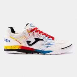 Buty halowe do piłki nożnej męskie, Top Flex 24 TOPW IN. Białe buty sportowe męskie Joma, bez zapięcia, do piłki nożnej. Za 239.99 zł.