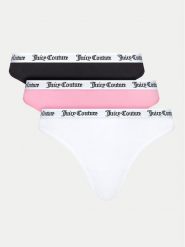 Juicy Couture Komplet 3 par stringów Diana JCLTH224571 Kolorowy. Stringi damskie Juicy Couture, l, bez wzorów, z bawełny. Za 139.99 zł.