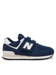 New Balance Sneakersy PV574BCE Niebieski. Niebieskie buty sportowe chłopięce New Balance, bez wzorów, ze skóry, bez zapięcia. Za 189.99 zł.