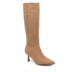 Kozaki Nine West. Brązowe kozaki damskie Nine West, bez obcasa, na szpilce. Za 329.99 zł.