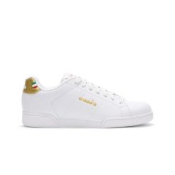 Trampki damskie DIADORA IMPULSE WN. Białe trampki i tenisówki damskie Diadora, bez wzorów, z materiału, eleganckie, bez zapięcia. Za 99.99 zł.