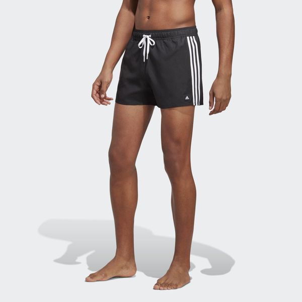 Szorty do pływania 3-Stripes CLX Very-Short-Length. Białe buty sportowe męskie Adidas, m, bez wzorów, z materiału. Za 183.15 zł.