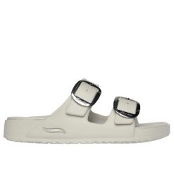 Klapki złota gwiazda damskie Skechers Arch Fit Cali Breeze. Brązowe klapki damskie Skechers, bez wzorów, bez obcasa. Za 290.00 zł.